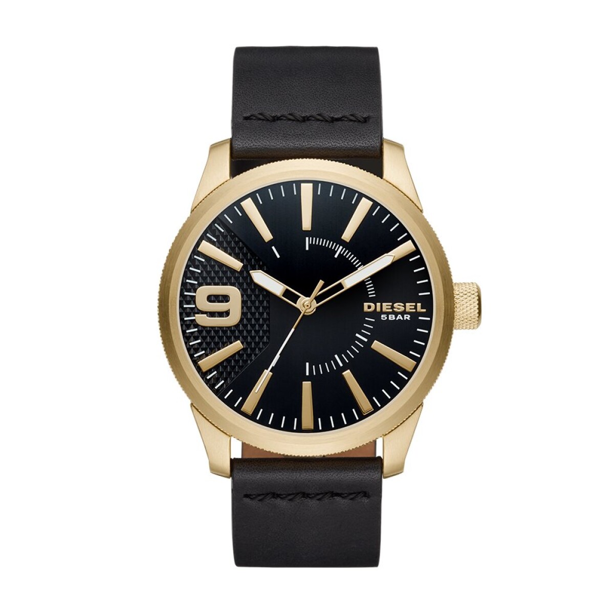 Reloj Diesel Fashion Cuero Negro 