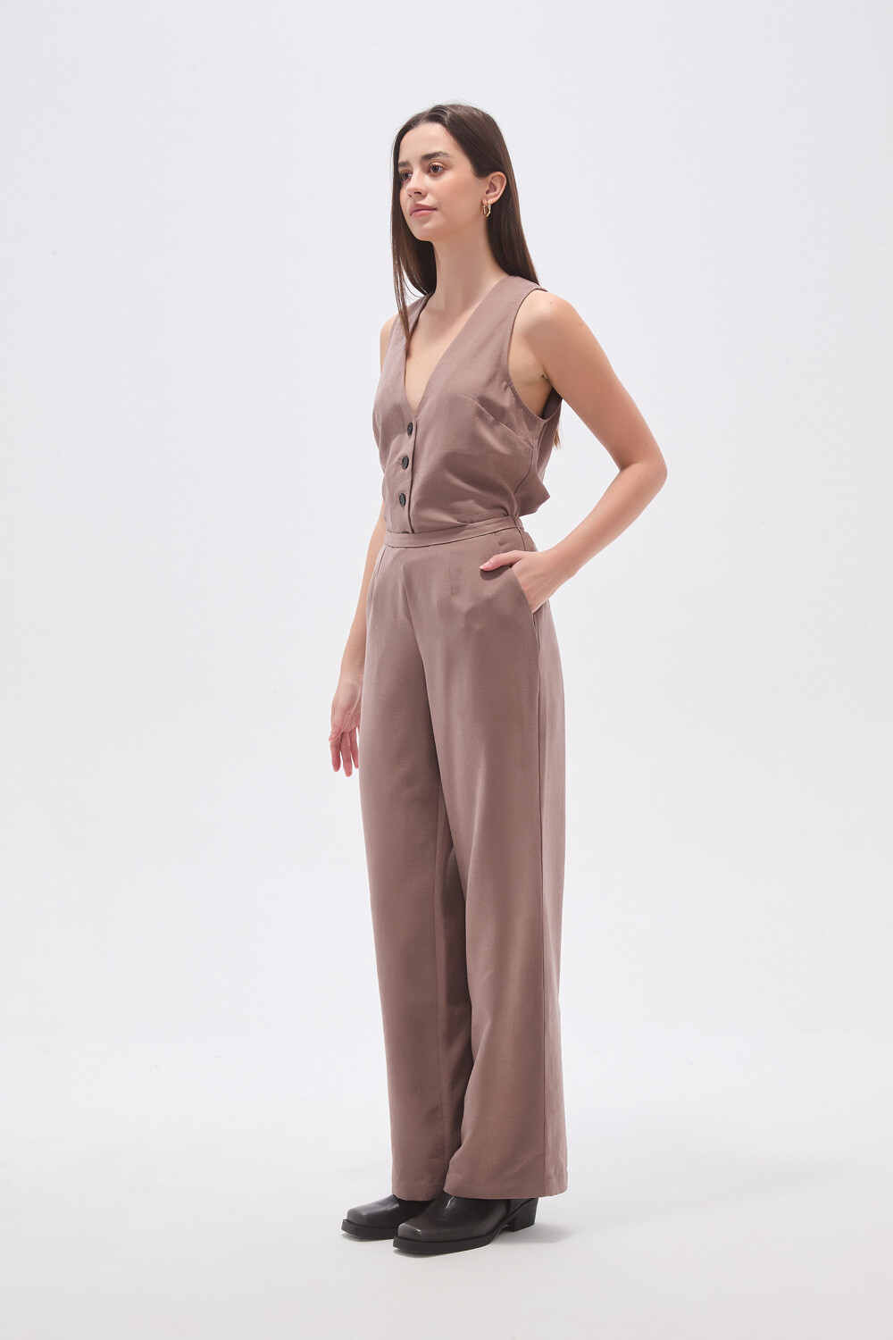 Pantalon Arcam Taupe / Mink / Vison