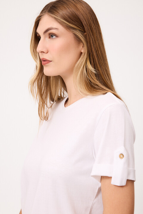 T-SHIRT HALIE POLANCO Blanco