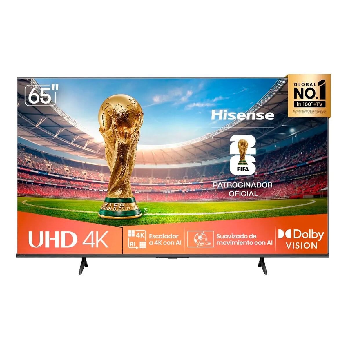 TV HISENSE 65” LED 65A6NK 4K UHD Smart -VIDAA 