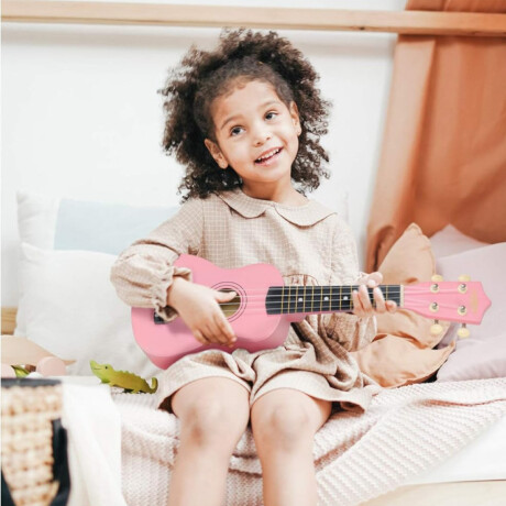 Guitarra Ukelele para niños Rosado