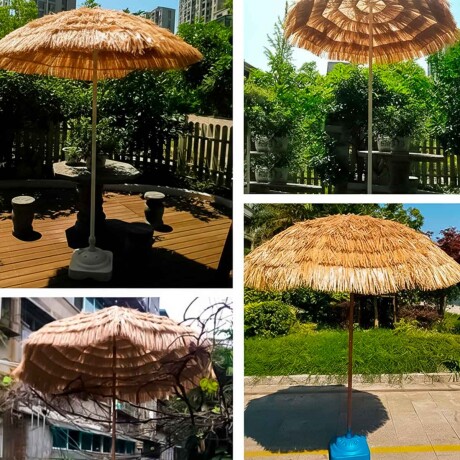 Sombrilla Estilo Hawaiana Tiki 1.7m P/ Piscina Jardín Sombrilla Estilo Hawaiana Tiki 1.7m P/ Piscina Jardín