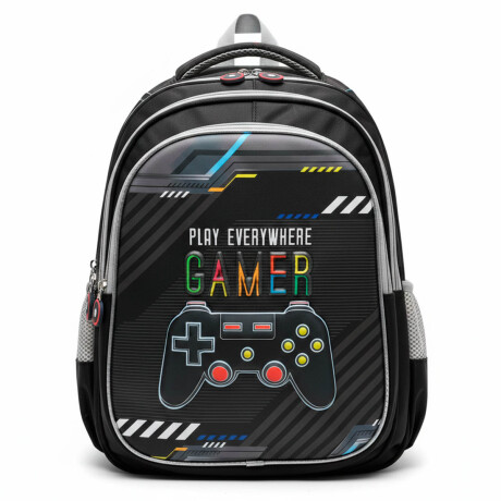 Set 3en1 Mochila Carro + Cartuchera + Lonchera Gamer Mch012003-game