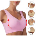 Soutien Top deportivo Con Relleno Bordo