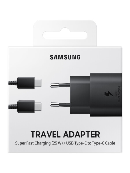 Samsung cargador pared T-C C/Cab 25W Samsung cargador pared T-C C/Cab 25W