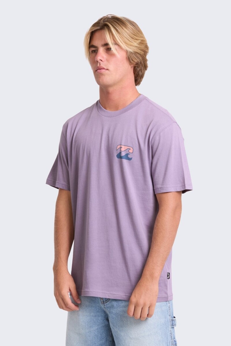 REMERA CRAYON WAVE PREMIUM SS V-violeta