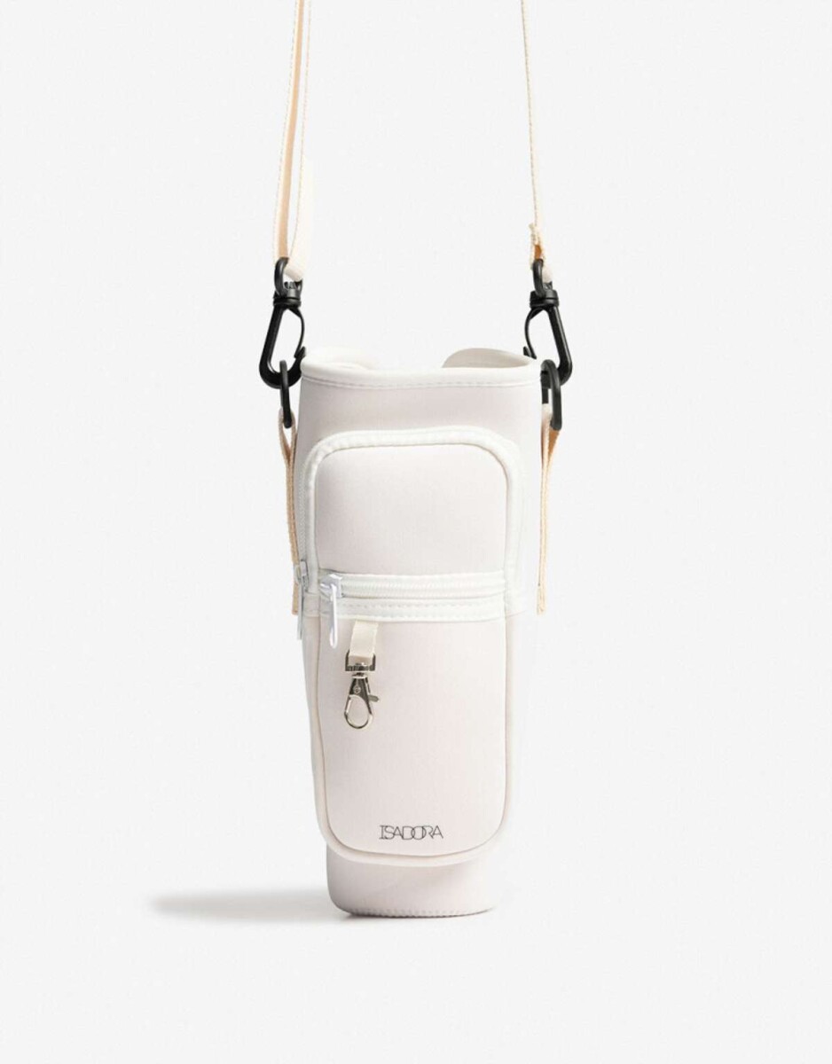 Porta Vaso Con Correa - Blanco Crema 