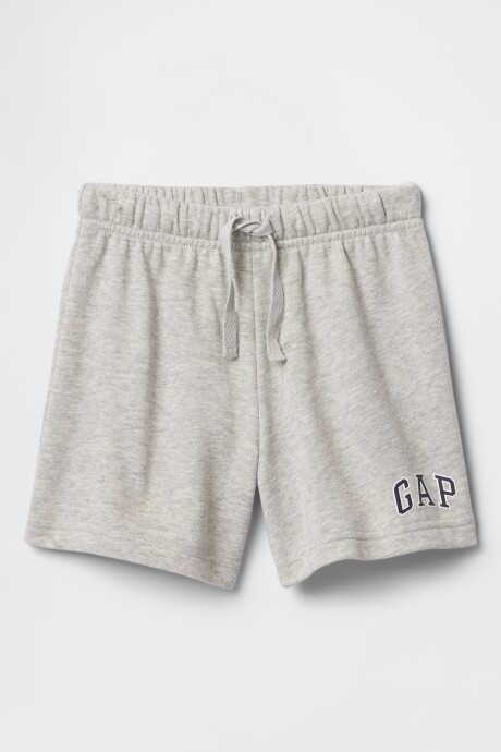 Short Sin Felpa Logo Gap Toddler Niño Light Heather Grey B08