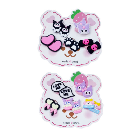 Colitas para el cabello Labubu x5 pares Colitas Para El Cabello Labubu X5 Pares