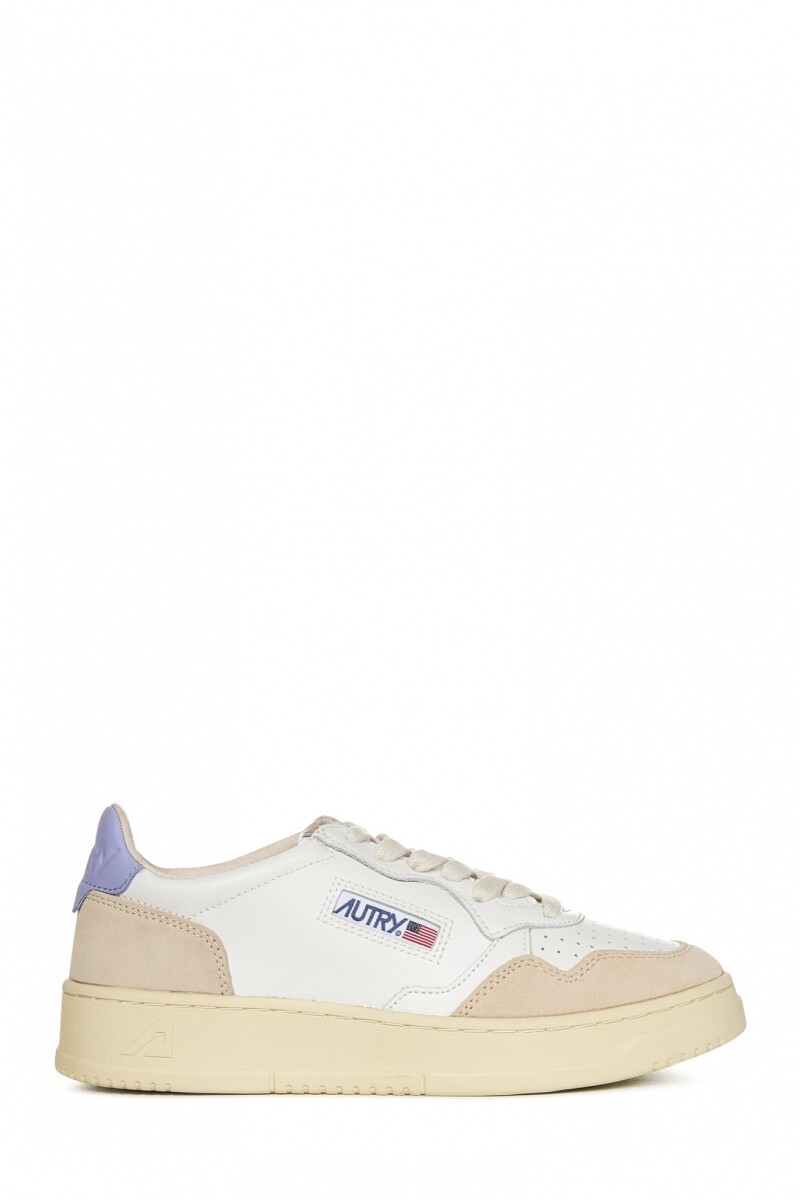 MEDALIST LOW WOM LEAT/SUEDE WH Lila