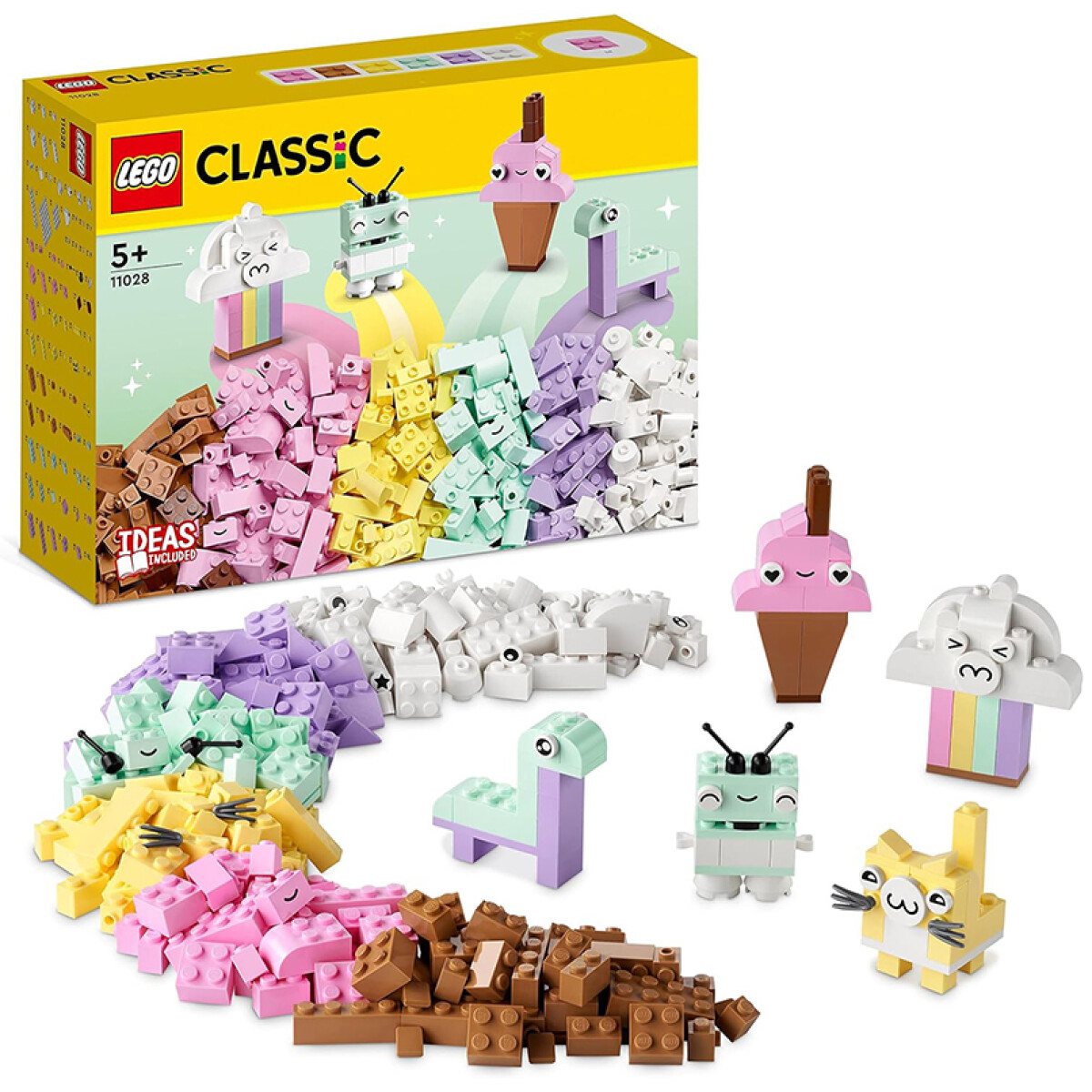 SET LEGO CLASSIC 11028 DIVERSIÓN CREATIVA: PASTEL 333 PIEZAS 