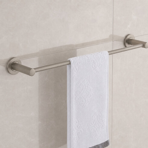 TOALLERO BARRAL SIMPLE METAL ROMA GRIS BRUSHED NICKEL GRIS-BRUSHED NICKEL