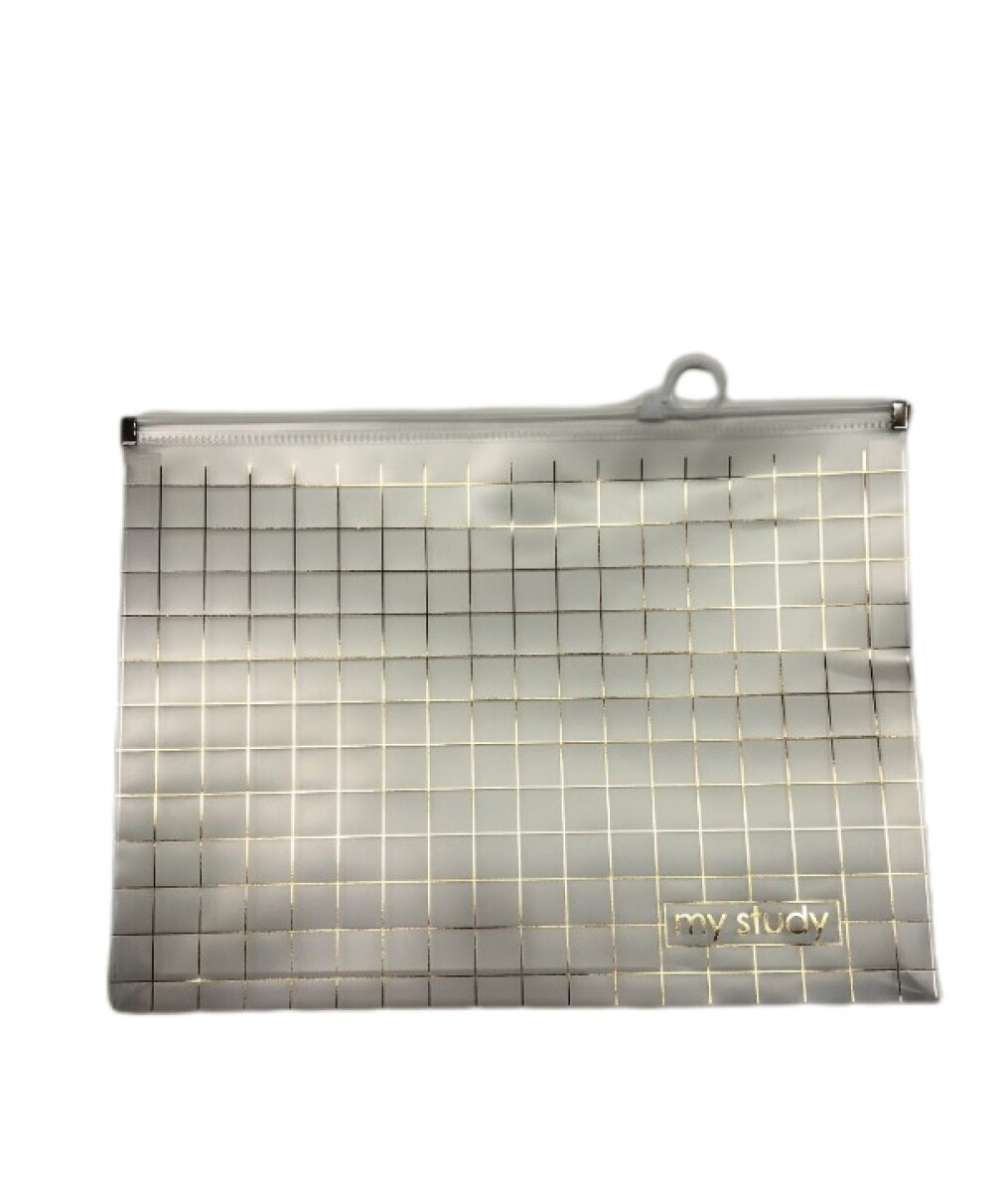 BOLSA PARA ARCHIVOS ZIP (GOLDEN DREAM/GRID) 