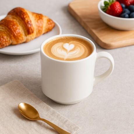 Taza Mug Actualite 300 ml Blanco Porcelana Taza Mug Actualite 300 ml Blanco Porcelana