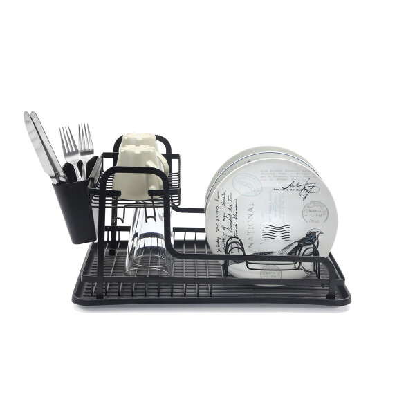 Escurridor Secaplatos trastes Vajilla 2 Pisos niveles Acero cocina IMBACK Color Negro Escurridor Secaplatos trastes Vajilla 2 Pisos niveles Acero cocina IMBACK Color Negro