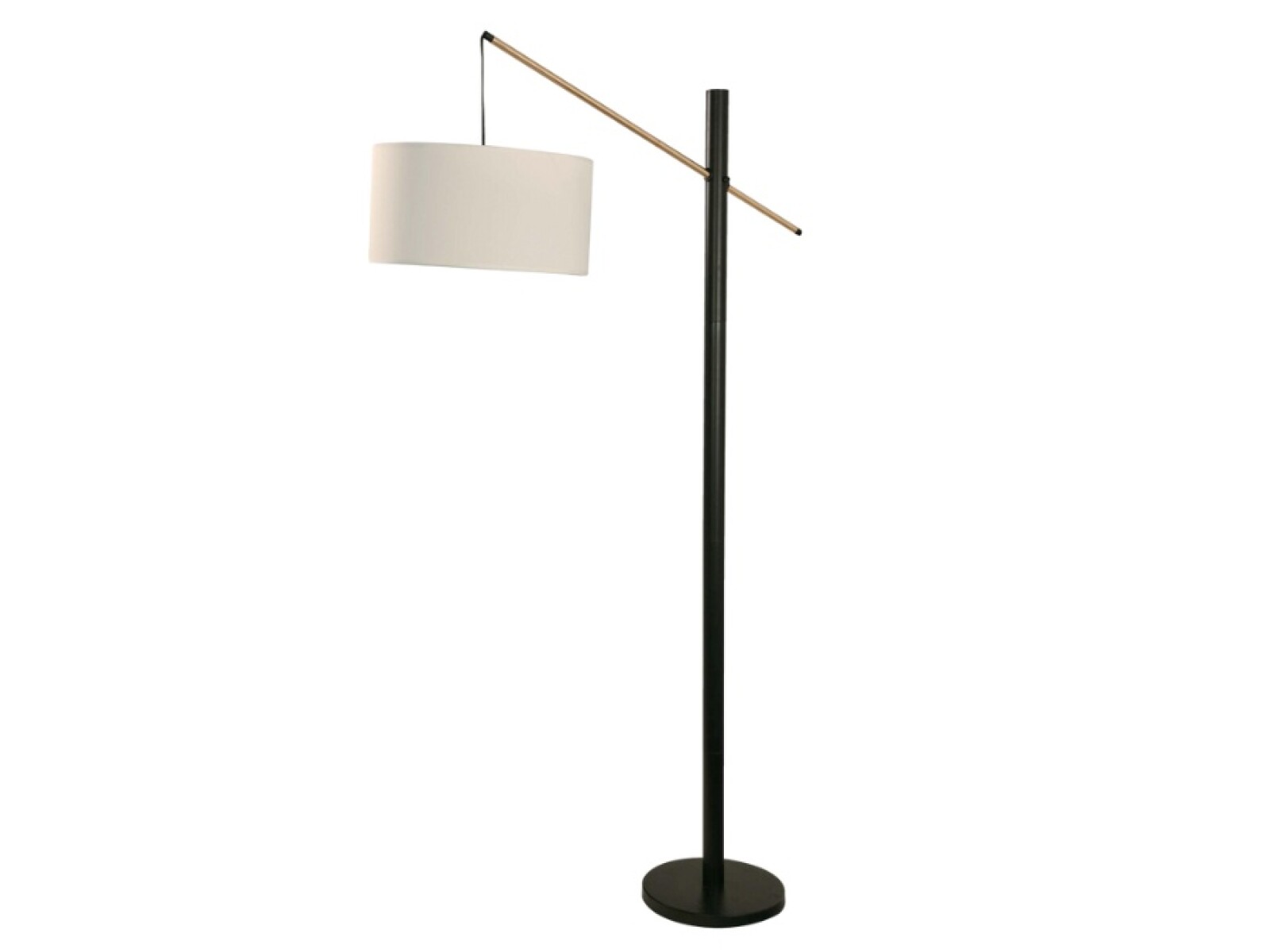 VELADOR DE PIE 1L SANTI E27 NEGRO DORADO FRANCES 