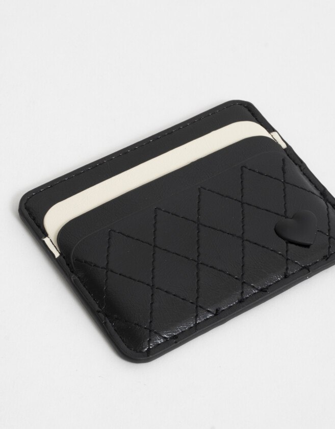 Tarjeteros Tarjetero Puffy - Negro