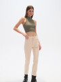 Pantalon Calendre Beige Claro