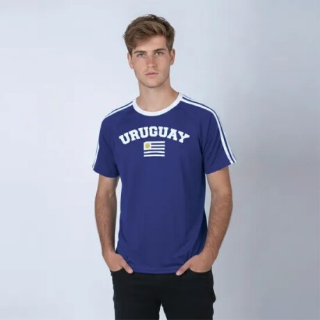 CAMISETA BANDERA UY AZUL CE-BANUY-04 TALLE M AZUL