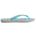 Sandalias de Mujer Havaianas Slim Daydream Blanco - Celeste