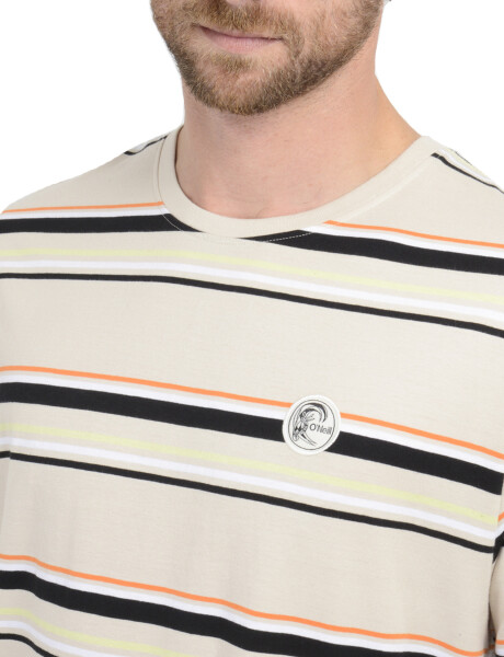 Remera O'Neill Stripe Beige Remera O'Neill Stripe Beige