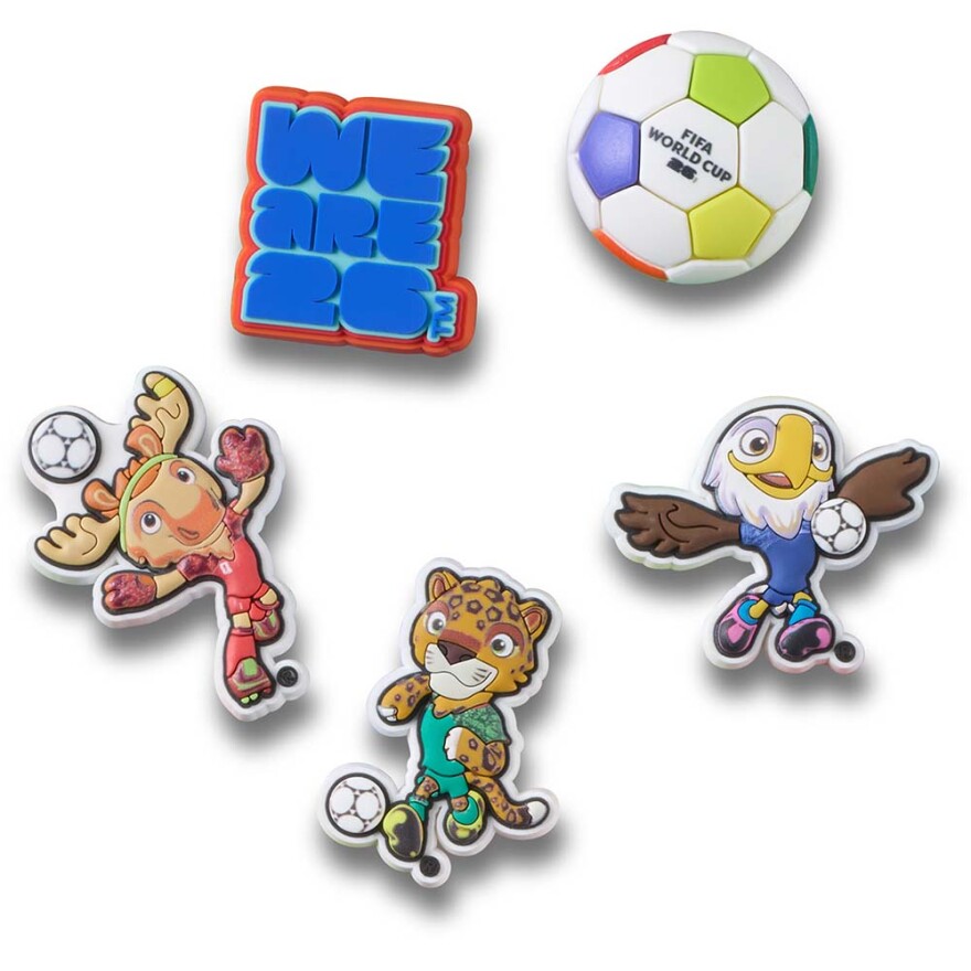 Jibbitz FIFA 26 5pck Multicolor