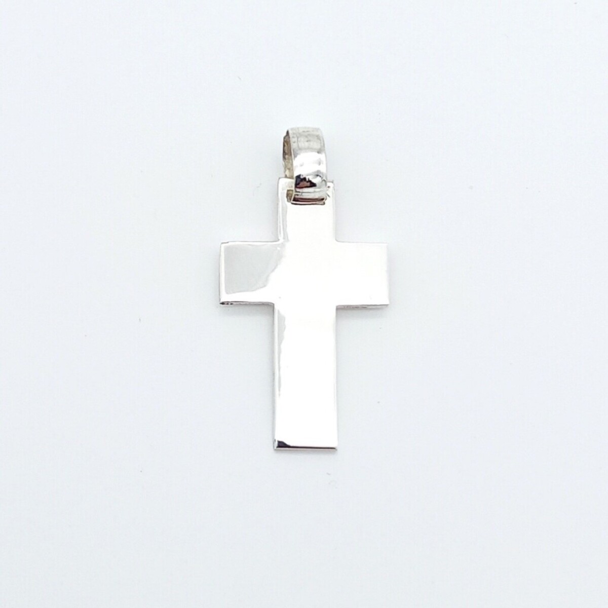 Cruz de Plata 925 Chata - Largo 3.3 cm x 2 cm 