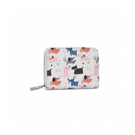 Monedero con bolsillo interno - 9x14cm Perro