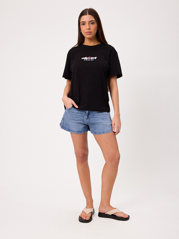T-SHIRT SOLANAS RUSTY Negro