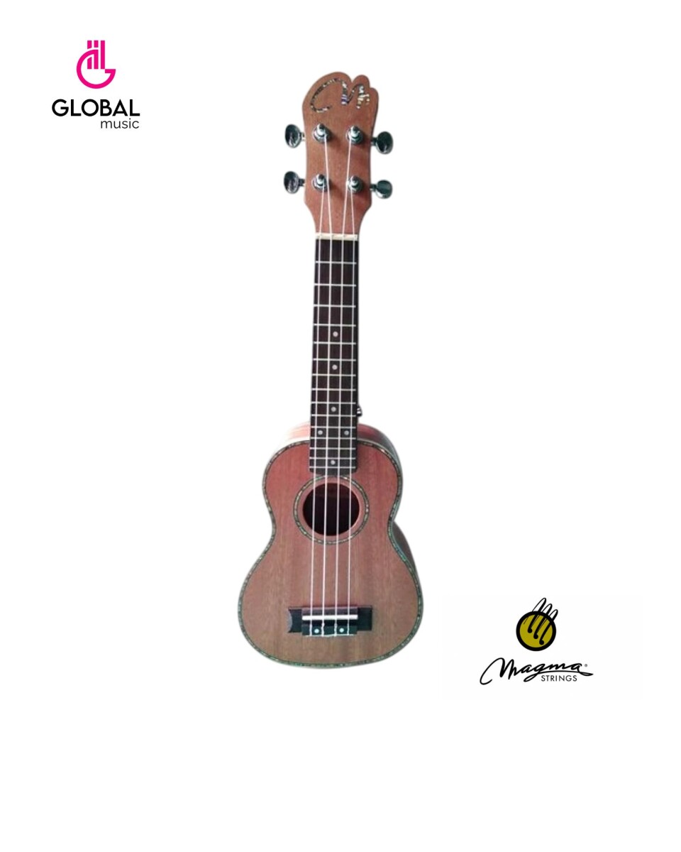Ukelele Soprano Magma Sapeli C/cenefa Y Boca Nacar Mks30mn 