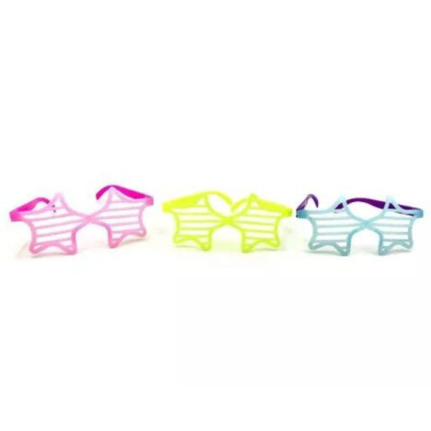 Lentes Flúo Estrella x12 Und Lentes Flúo Estrella x12 Und