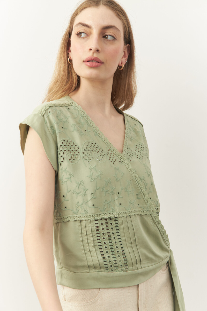 BLUSA ANASTASIA Verde Hierba