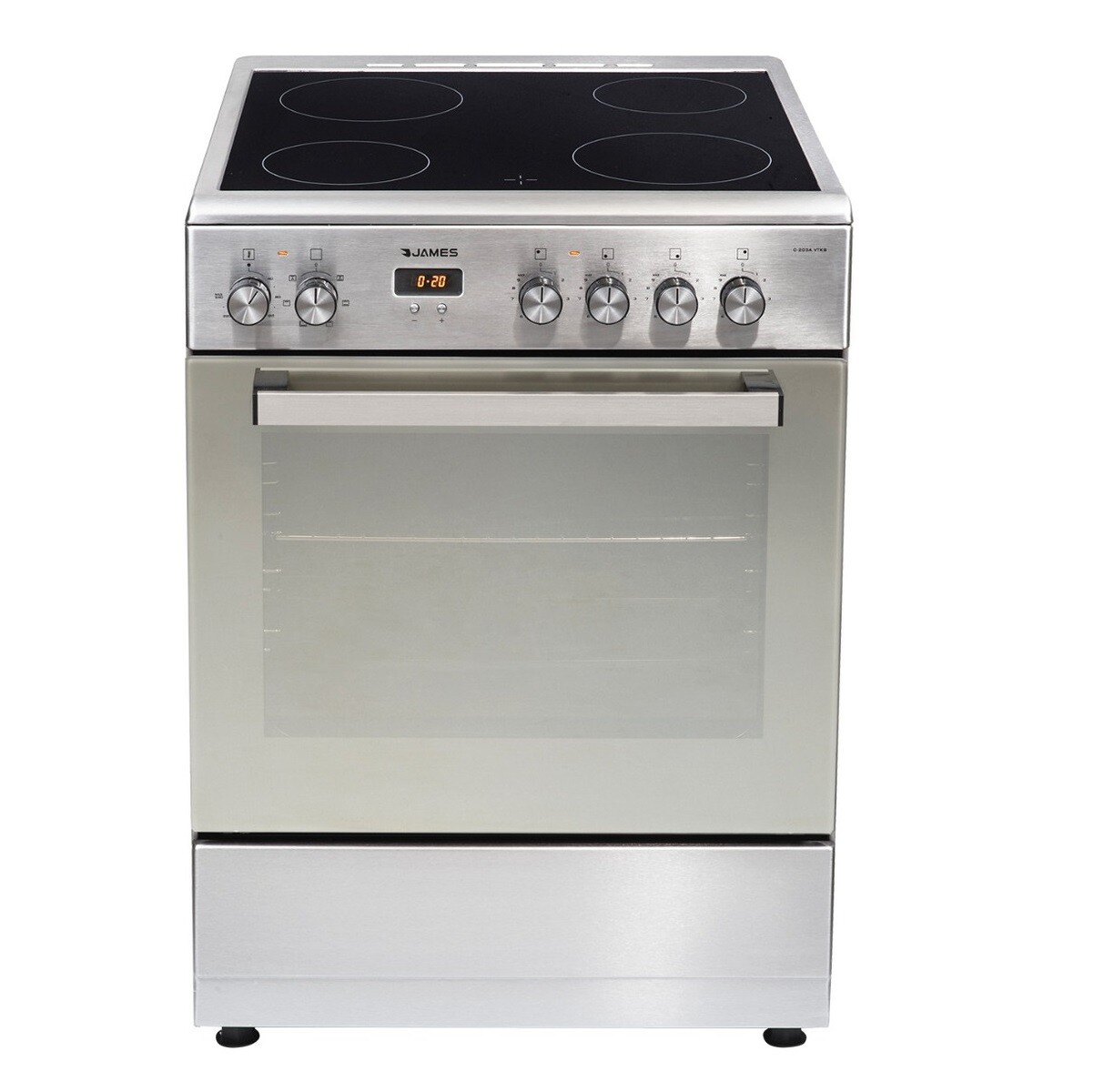 Cocina James C-203 Avtks Color Acero Inoxidable Con Puerta Ciega 220v 