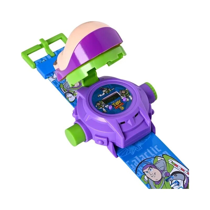 Reloj Proyector Buzz Lightyear Toy Story con 24 Imágenes Diferentes BUZZ LIGHTYEAR RELOJ PROYECTOR 24 IMAGENES DIFERENTES
