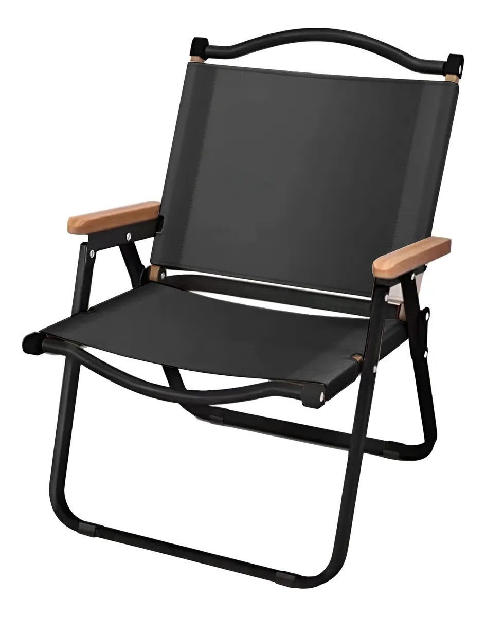 Silla Plegable de Metal para Jardín y Exterior 