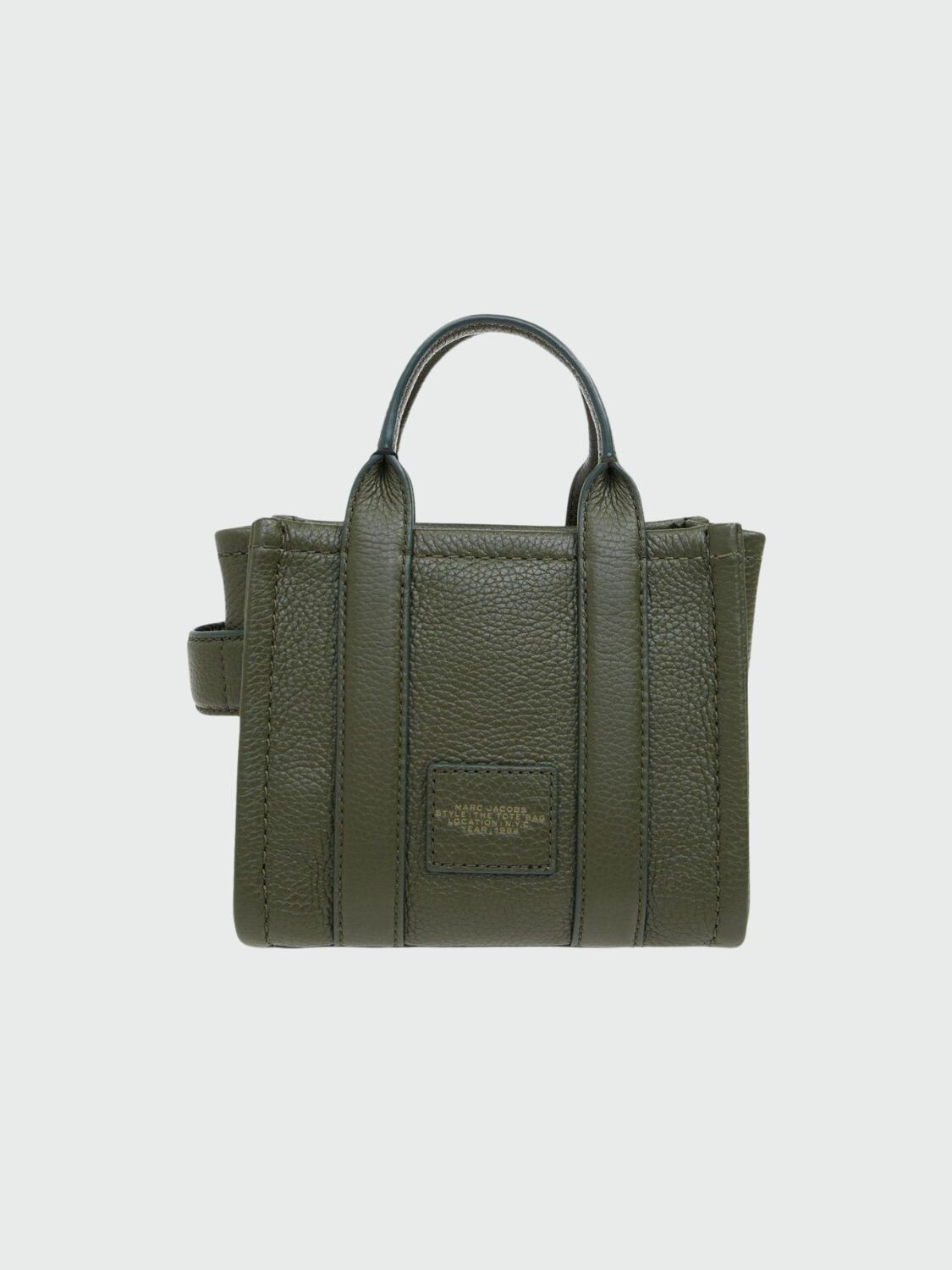 Marc Jacobs - Bolso de cuero, Mini Tote Bag Verde
