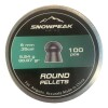 Chumbos Snowpeak 9mm 100pcs Chumbos Snowpeak 9mm 100pcs