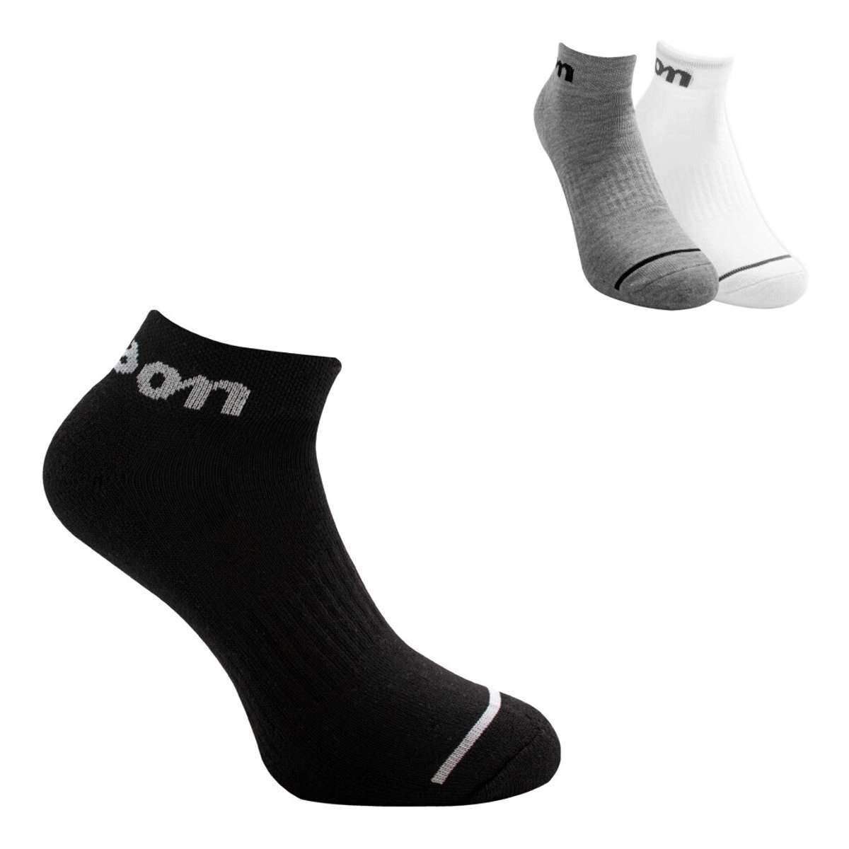 Medias Pack X3 Unisex - Blanco 