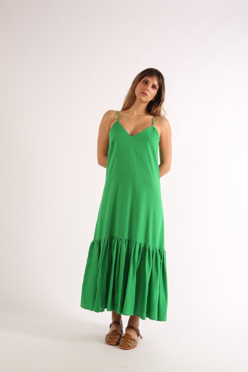Vestido Florencia - Verde Selva 