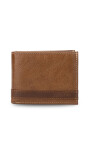 BILLETERA CUERO HERMES TOSTADO C/RON
