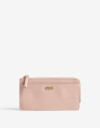 Ficheros Billetera Fichero Rectangular Con Cierre - Rosa Piel