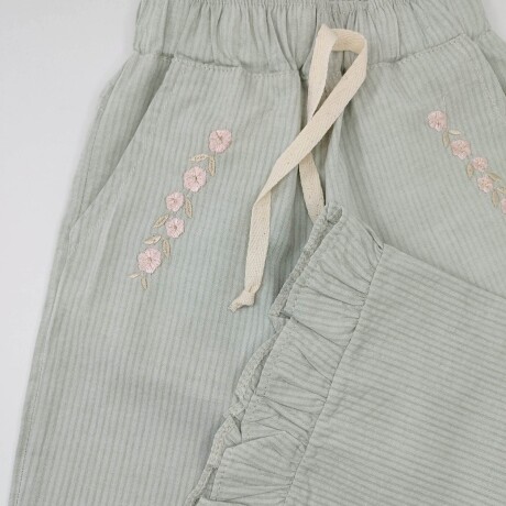 pantalon rayado bordado pantalon rayado bordado