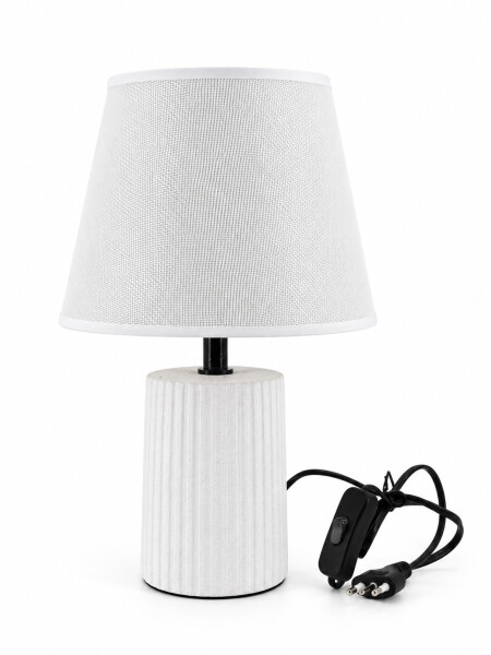 LAMPARA DE MESA BLANCO