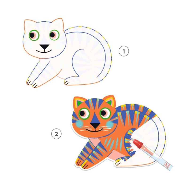 Dibujos Mágicos Para Colorear Animalo-ma Djeco Dibujos Mágicos Para Colorear Animalo-ma Djeco