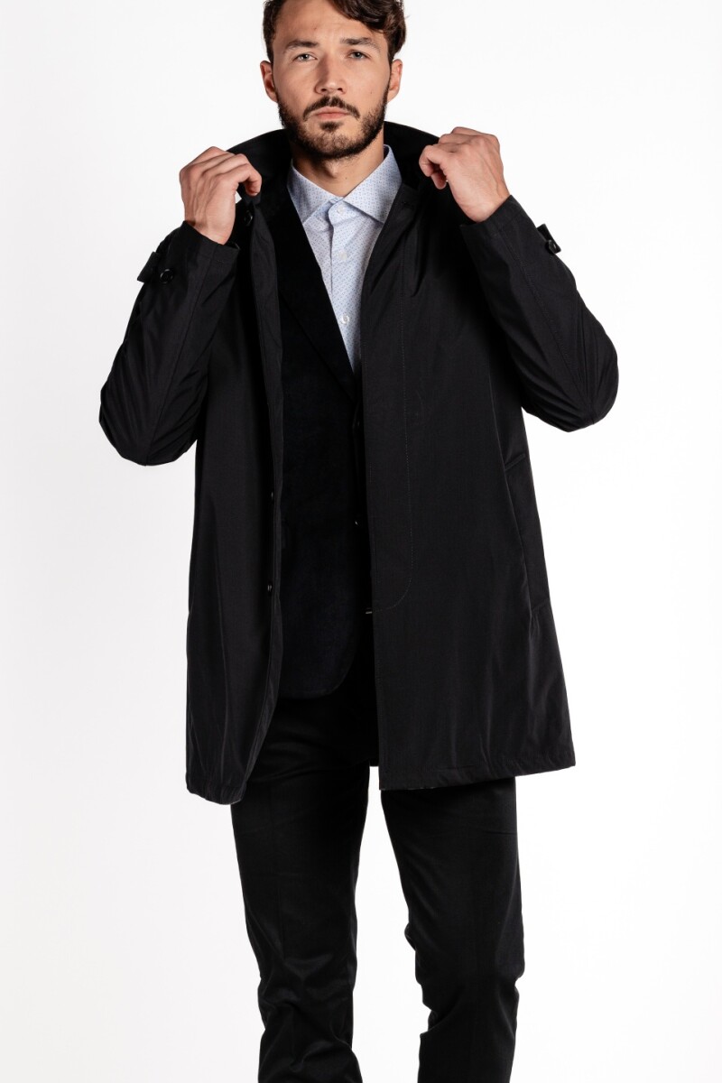 IMPERMEABLE RAINCOAT NEGRO