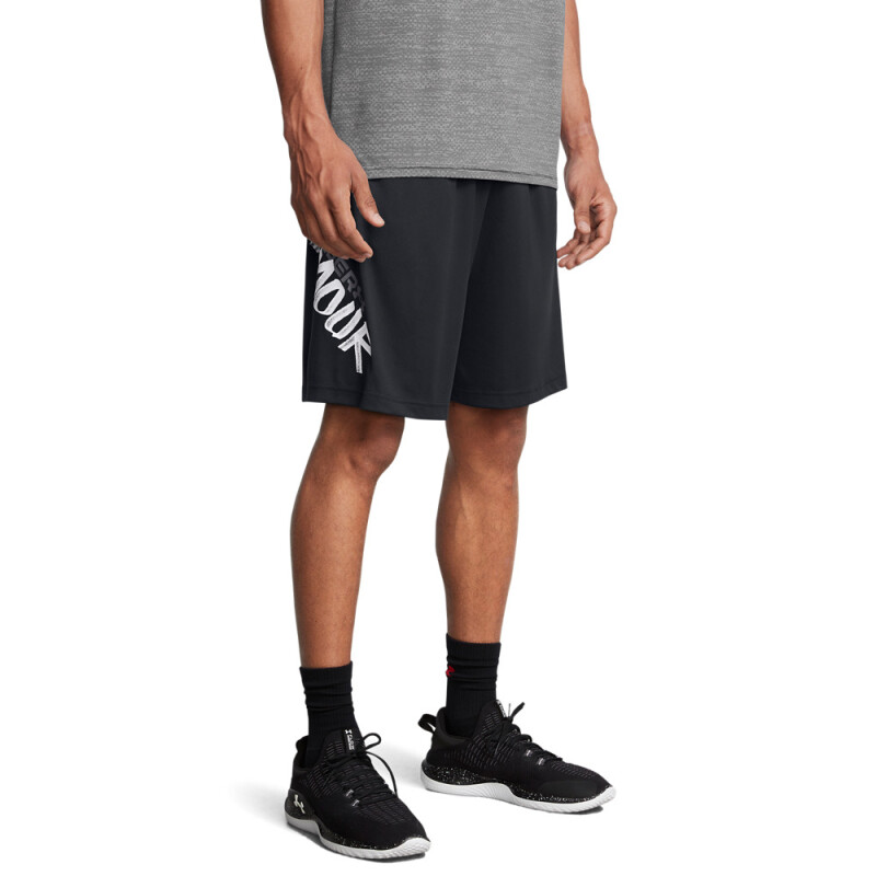 UA Tech Wdmk Shorts-GRY BLK-002
