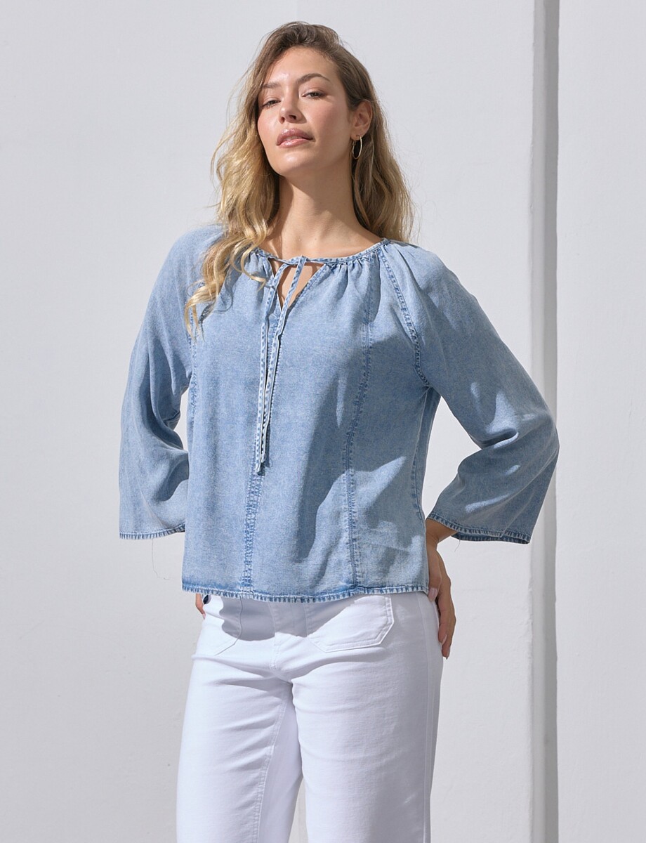 Blusa Lyocell Cordel - Jean 