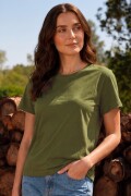 Remera Básica. VERDE MILITAR