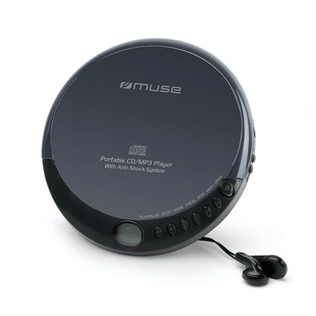 Discman Muse M900DM CD/MP3 portátil con diseño compacto y audio de calidad Discman Muse M900DM CD/MP3 portátil con diseño compacto y audio de calidad