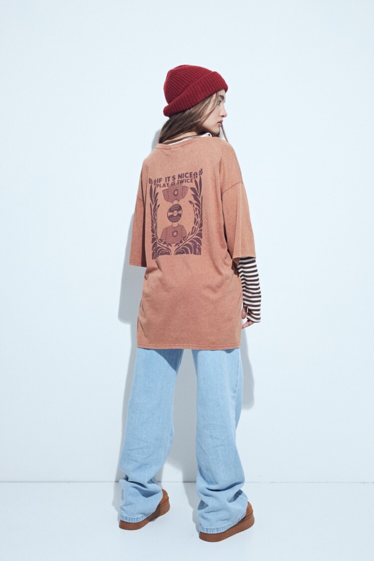 REMERA FRAXINUS Ladrillo